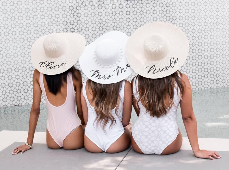 ModParty Custom Beach Bachelorette Hats