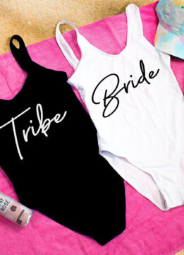 ShopatBash Bride and Tribe Custom Bathing Suits