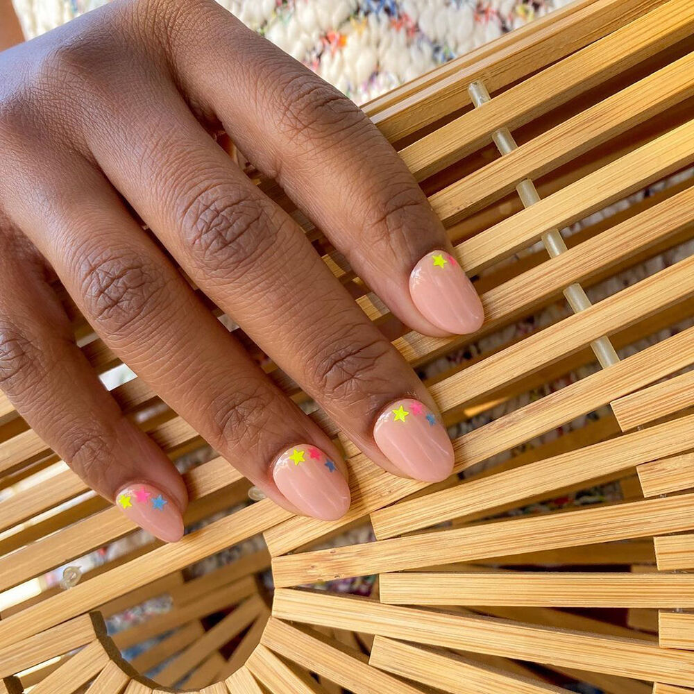 Summer Nails - Bright Neon Stars