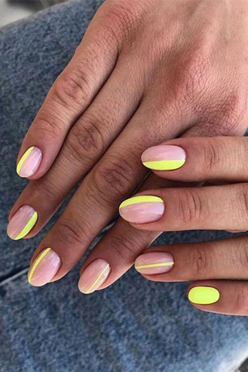 Summer Nails - Nude and Neon