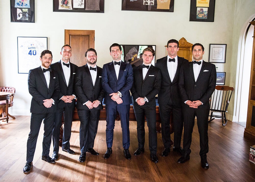 Wedding Tuxes - Beverly Hills Wedding Photographed by Samuel Lippke Studios