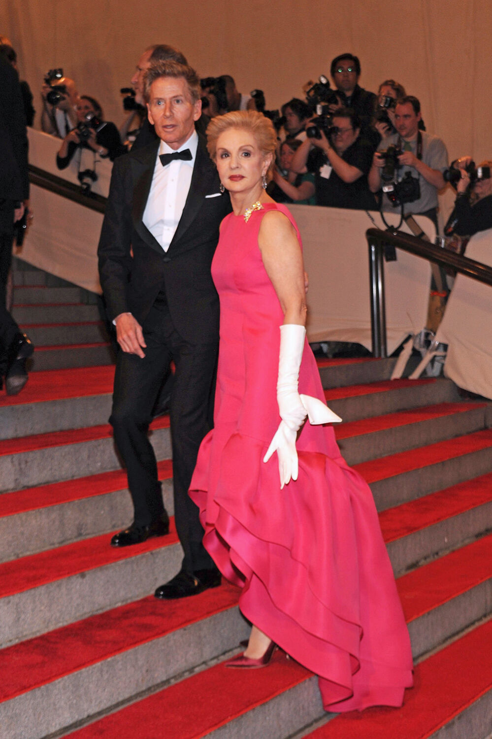 Calvin Klein and Carolina Herrera at the 2010 Costume Institute Gala Benefit at The Metropolitan Museum of Art