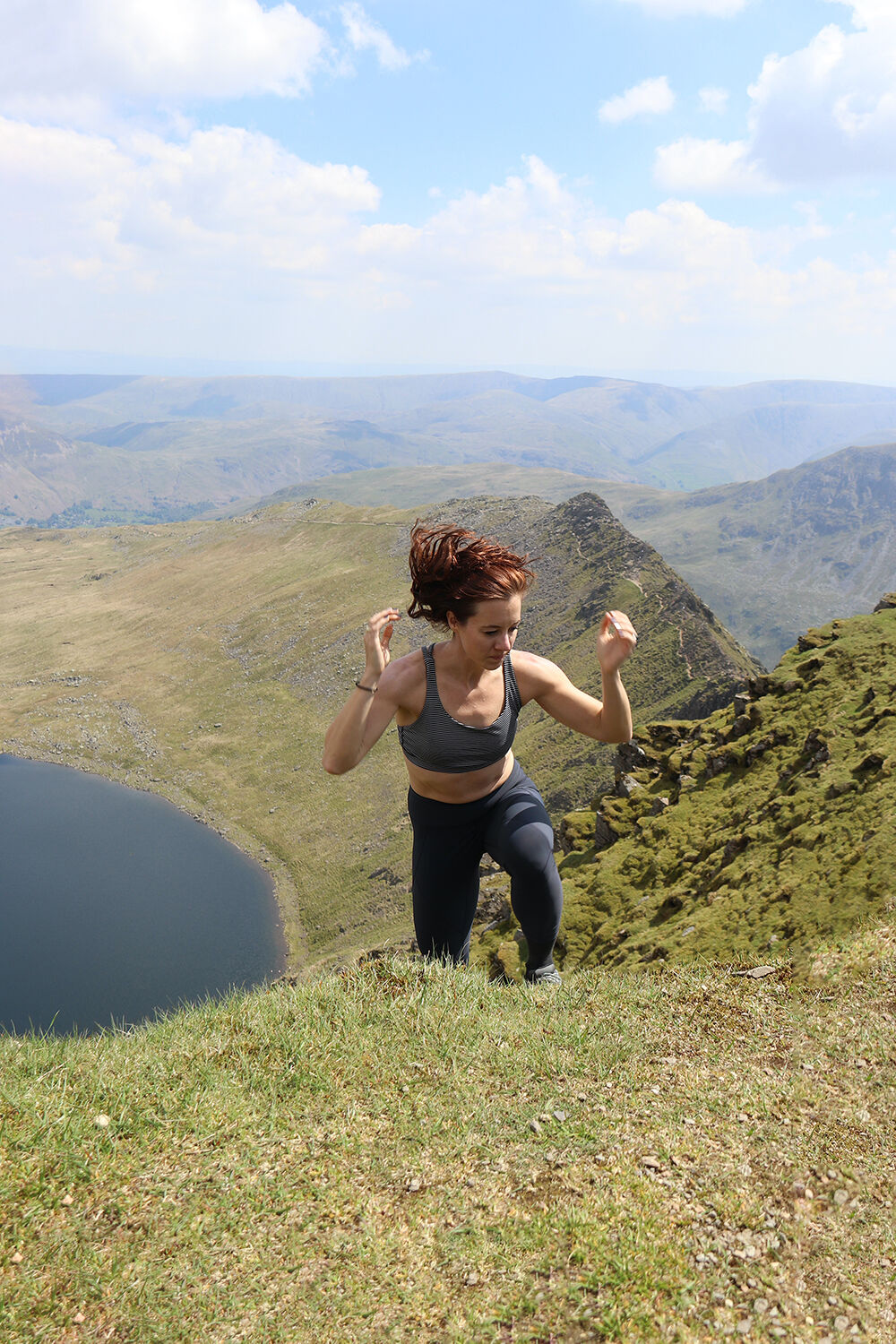 London Fitness Blogger Hiking by Red Tarn