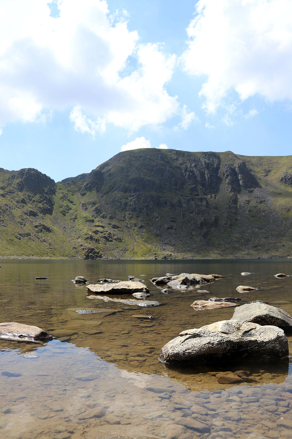 Red Tarn Lake and Helvellyn Summit