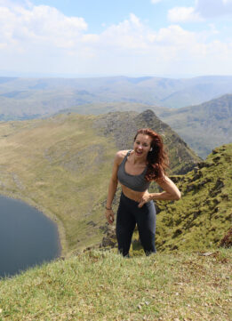 Travel Blogger Sparkles and Shoes Hiking Helvellyn via Striding Edge