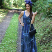 British Wedding Outfit - UK Fashion Blogger in Max and Co Primula Sleeveless Belted Midi Dress