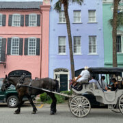 Charleston Bachelorette Touring Rainbow Row