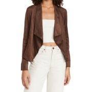 What’s in My Shopbop Cart - BB Dakota Pre-Suede Me Jacket - Chocolate