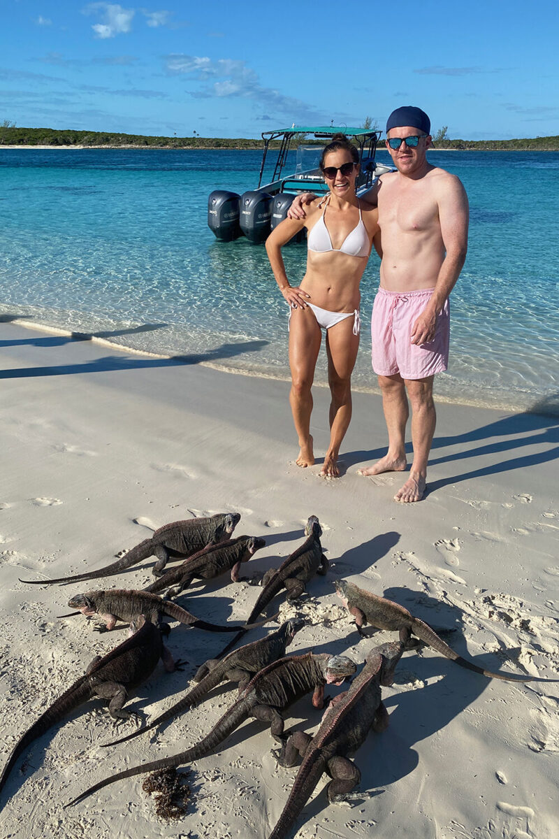 Kelly and Mark on Bitter Guana Cay