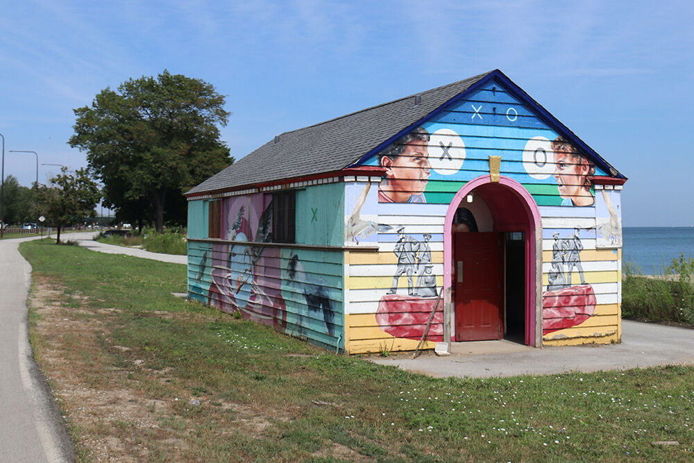 Colorful House on the Trail