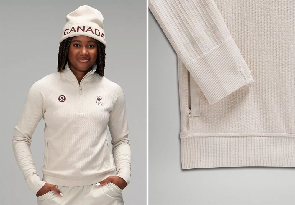 Olympic Games Beijing 2022 Canada Women's Engineered Warmth Half-Zip 01