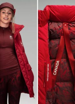 Team Canada x Lululemon - Women's Down Jacket in Dark Sport Red:Sport Red 01