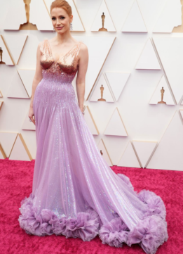2022 Oscars Best Dressed - Jessica Chastain in Gucci