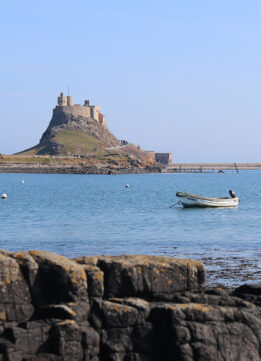 Lindisfarne Castle from the Sea
