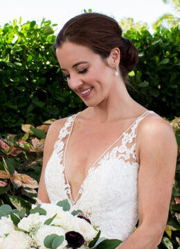 Bridal Makeup with False Lashes