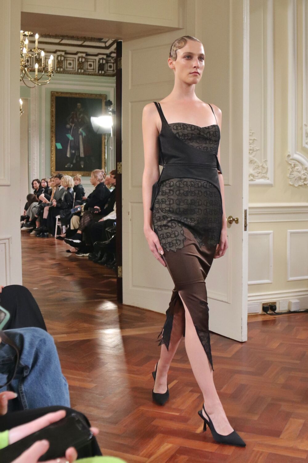 Black Dress at RuiRui Deng Spring Summer 2023 Runway Show