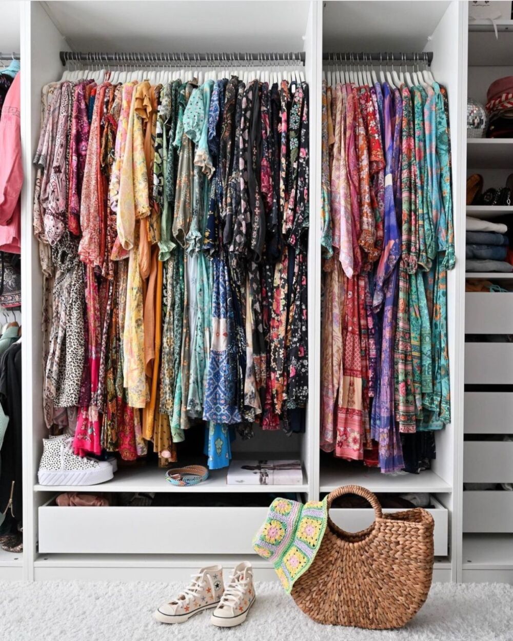 Stina Tradgard Rainbow Closet - stinajss Instagram