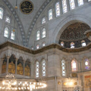 Worshipers Praying in Suleymaniye Mosque Mosque