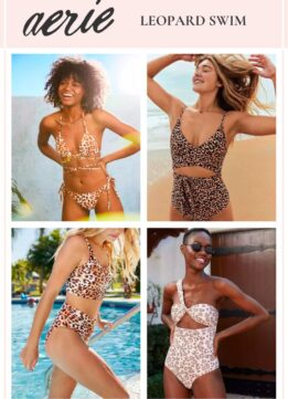 Spring Collections - Aerie Leopard Swim