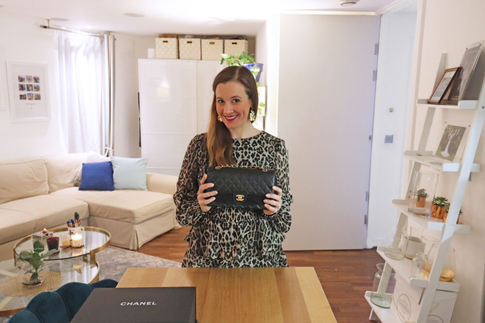 Chanel Caviar Quilted Medium Double Flap Bag in Black with Gold Hardware
