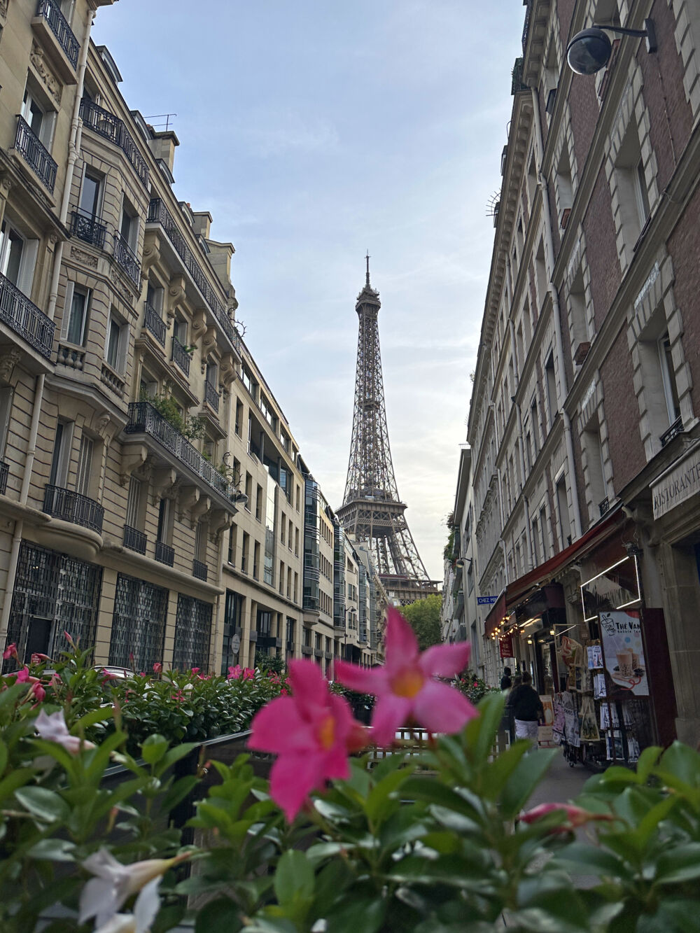 Eiffel Tower from 20 Rue de Monttessuy