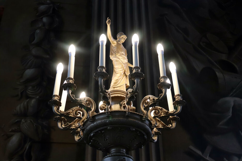 18th century chandelier in Greenwich England