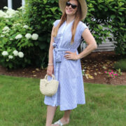 Sky Stripes Dress in Cape Cod