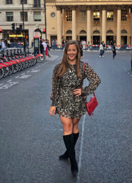 Berlin Leopard Dress in Londons West End
