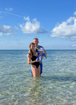 Greetings from Greece - Family Shot in the Aegean Sea