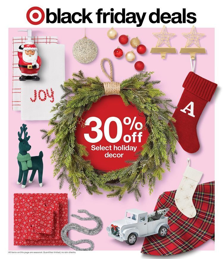 Target Four Weeks of Early Black Friday Deals 2023 - Holiday Decor