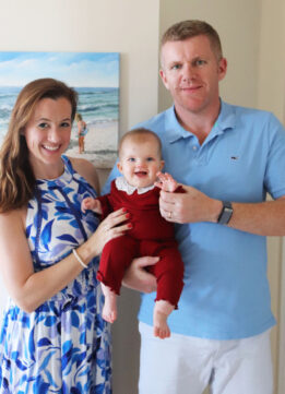 Thanksmas in Florida - Mum and Dad with Lily