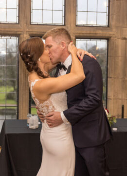 Kiss at Our Sand Ceremony