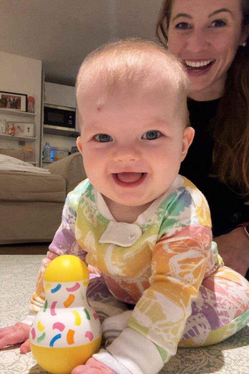 Lily Harper with Mummy
