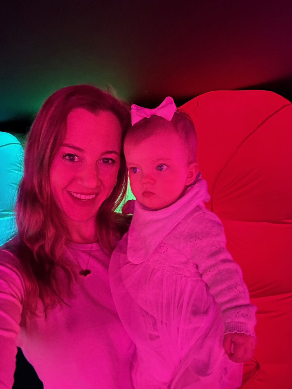 Kelly and Lily in the Synchronized Chaos Room by Miranda Makaroff