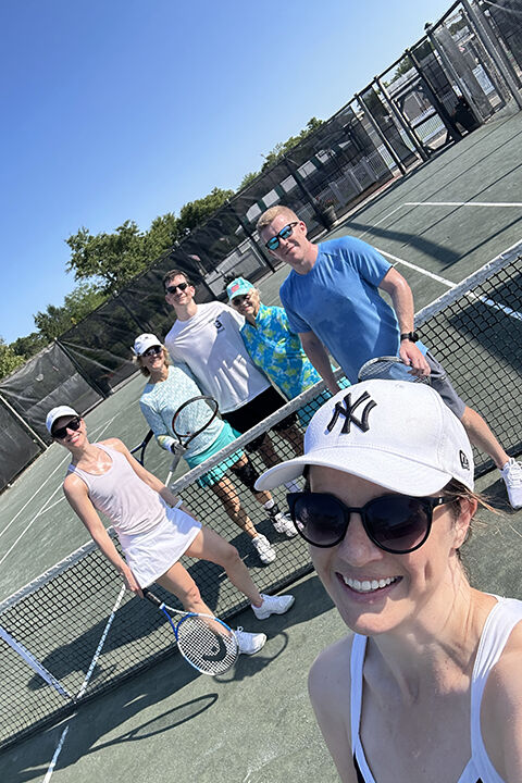 Family Tennis Photo in Cape Cod
