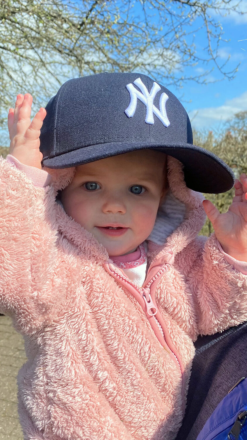 Niece in a Yankee Hat