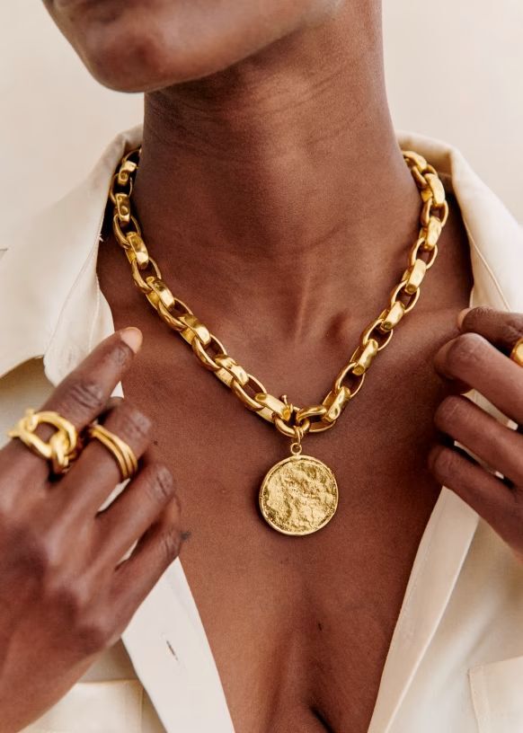 Sezane Joseph Necklace in Gold