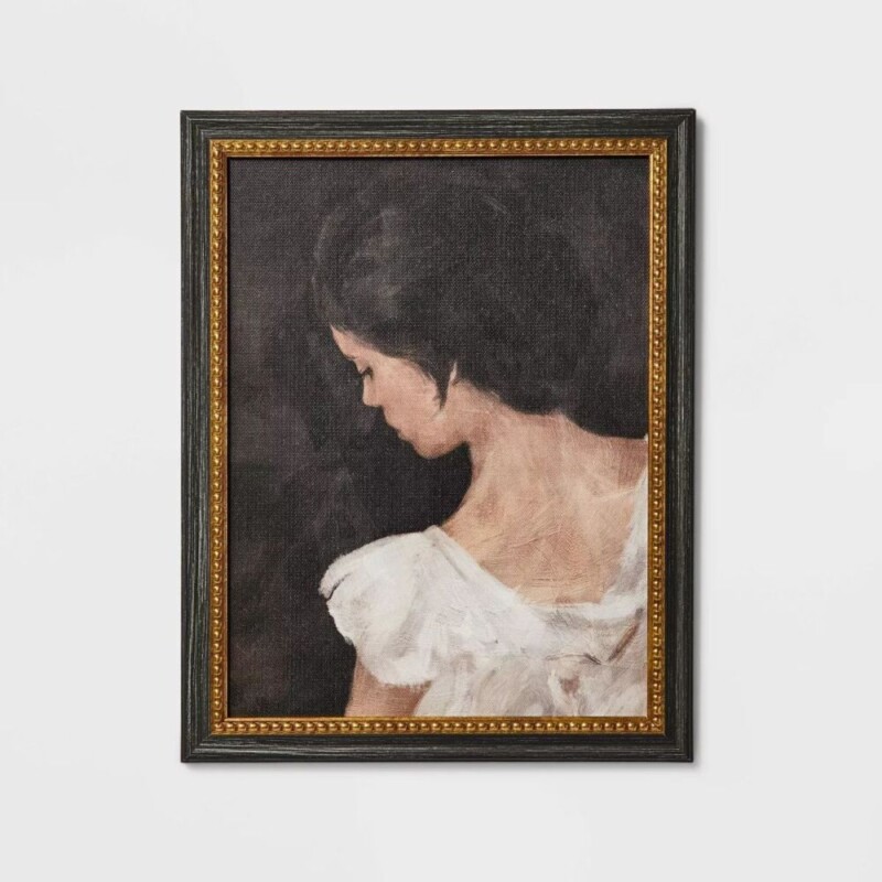 Target Wall Art - 11 x 14 Female Portrait Framed Wall Art Canvas - Threshold™ designed with Studio McGee