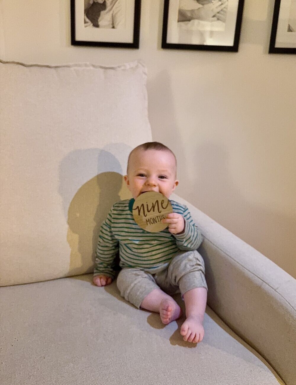 Henry James Nine Month Update with Photo Disk
