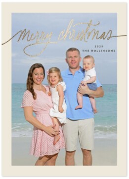 Minted Foil-Pressed Holiday Cards - Christmas Card 2025