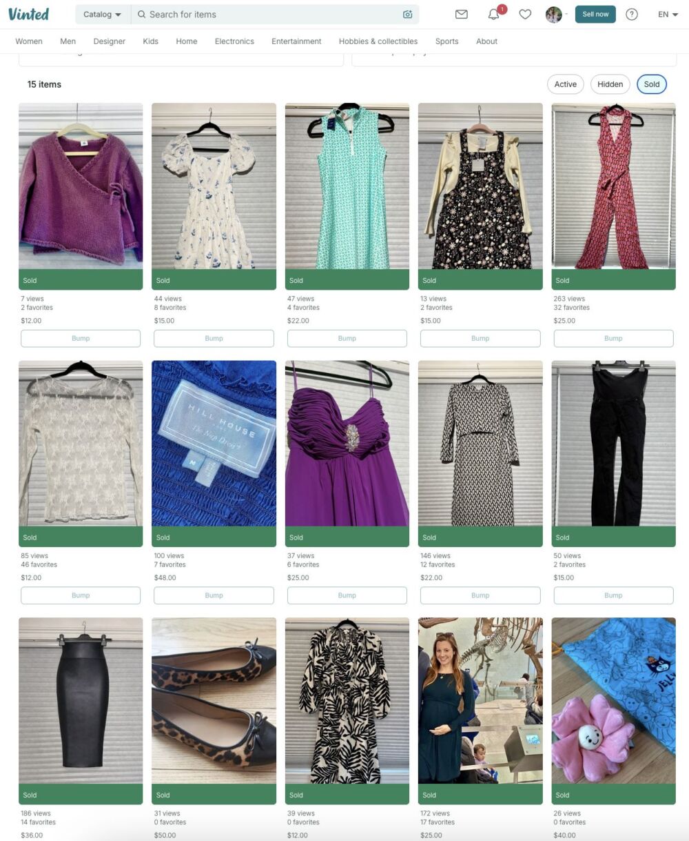 Vinted Profile - sparklesandshoes927 Spring Sales