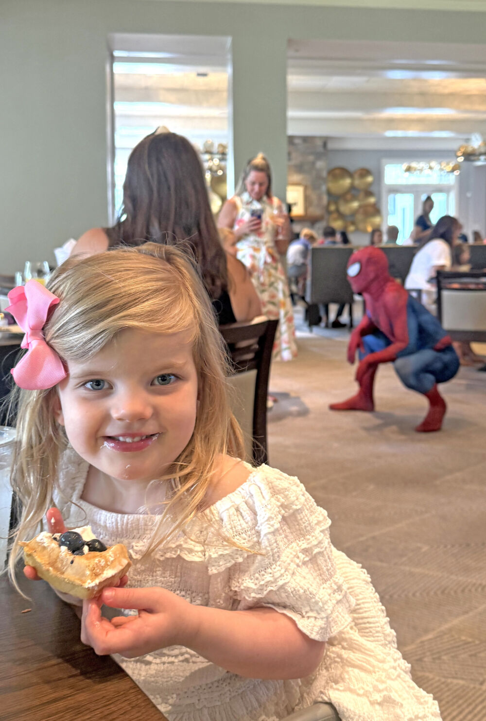 Brunch with Spiderman