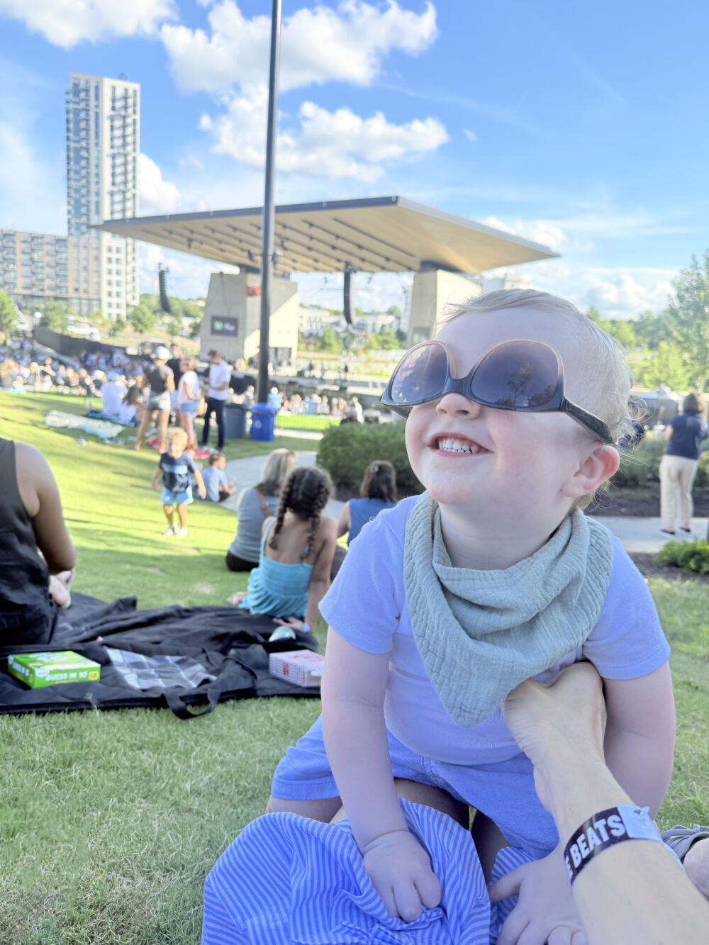 August Fun - Henry Enjoying his first concert at the Ballantyne Bowl